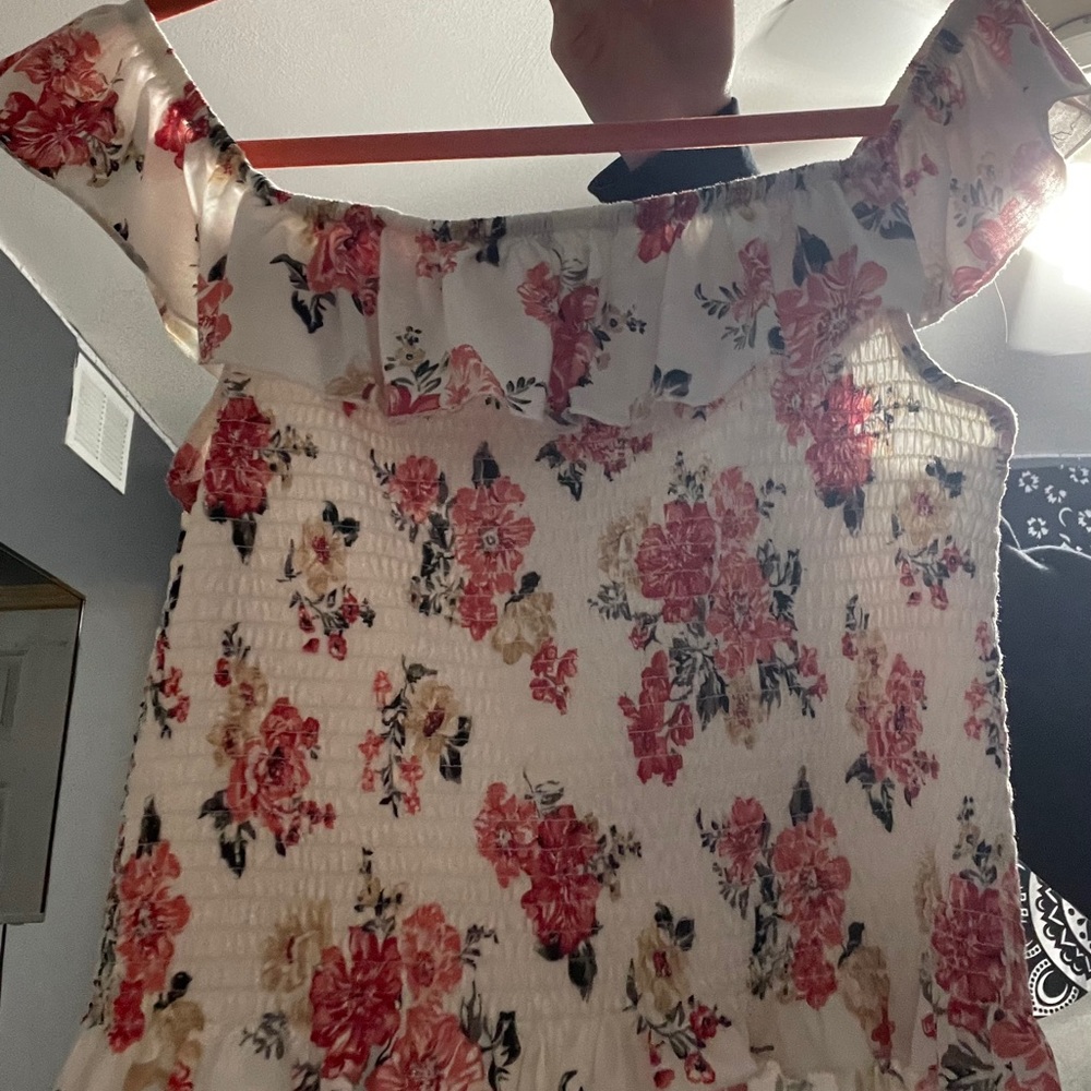 off shoulder crop top